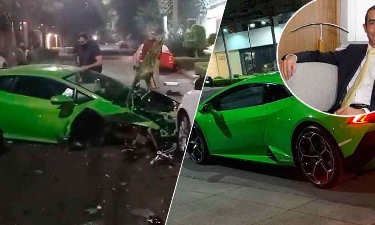 Se busca, Él es el dueño del Lamborghini chocado en Polanco