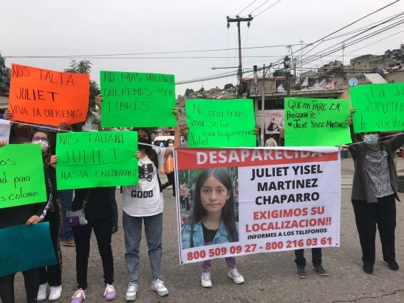 Tras protesta de familiares localizan a jóvenes desaparecidas en Naucalpan